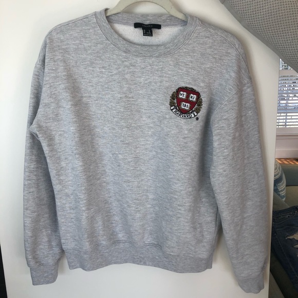 harvard sweatshirt womens forever 21
